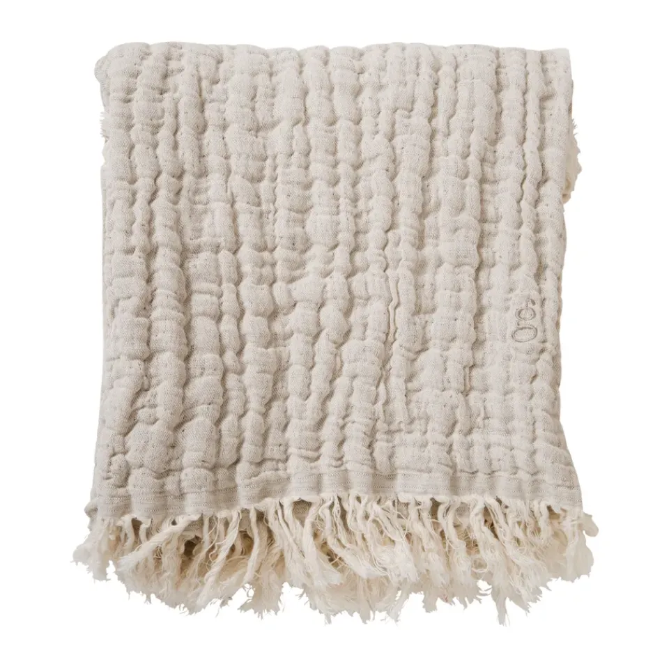 Baby Blankets|Cotton Blankets & Throws^Garbo&Friends Mellow blanket 130x170 cm, Lin Beige