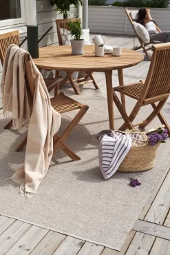 Online Scandi Living Mellow plastic rug greige, 200x300cm Beige