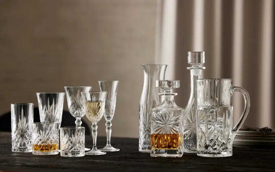Beer Glasses^Lyngby Glas Melodia beer glass 40 cl 4-pack, Crystal Transparent