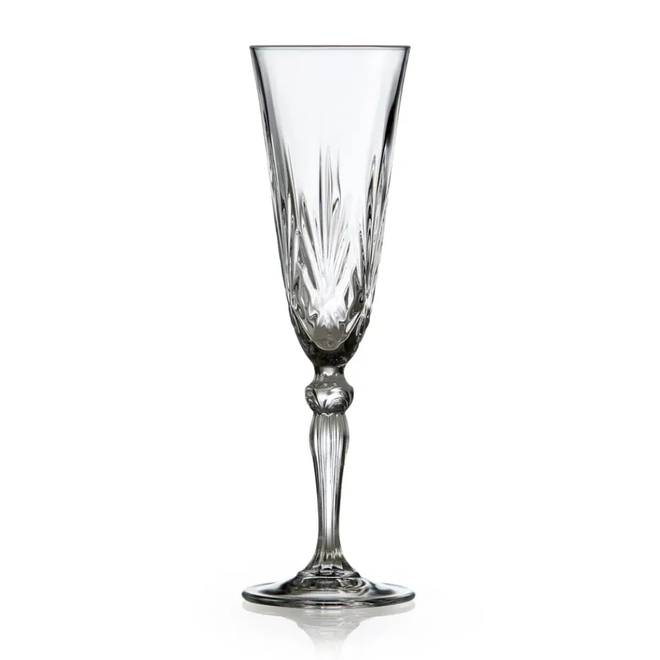 Sale Lyngby Glas Melodia champagne glass 16 cl 4-pack, Crystal Transparent