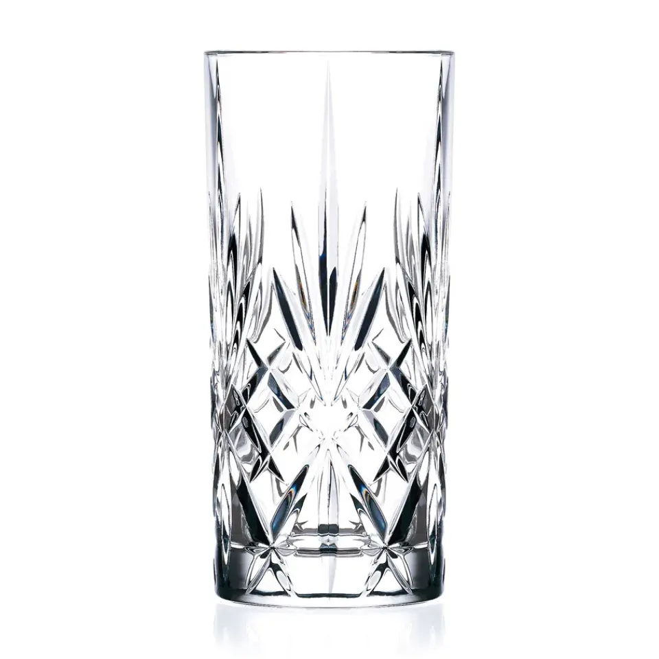 Long Drink & Highball Glasses^Lyngby Glas Melodia highball glass 36 cl 6-pack, Crystal Transparent