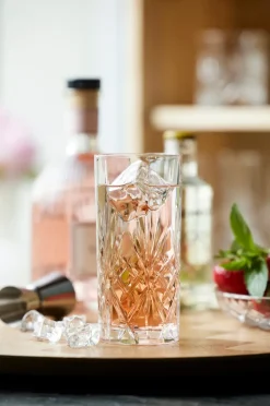 Long Drink & Highball Glasses^Lyngby Glas Melodia highball glass 36 cl 6-pack, Crystal Transparent