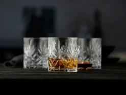 Whiskey & Cognac Glasses^Lyngby Glas Melodia whisky glass 31 cl 6-pack, Crystal Transparent