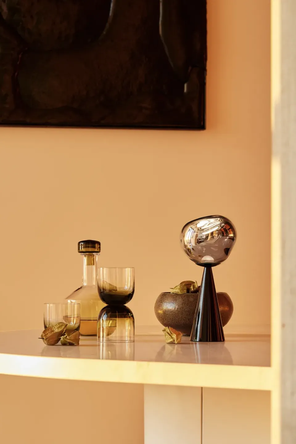 Desk & Table Lamps^Tom Dixon Melt Portable LED table lamp 28.5 cm, Black