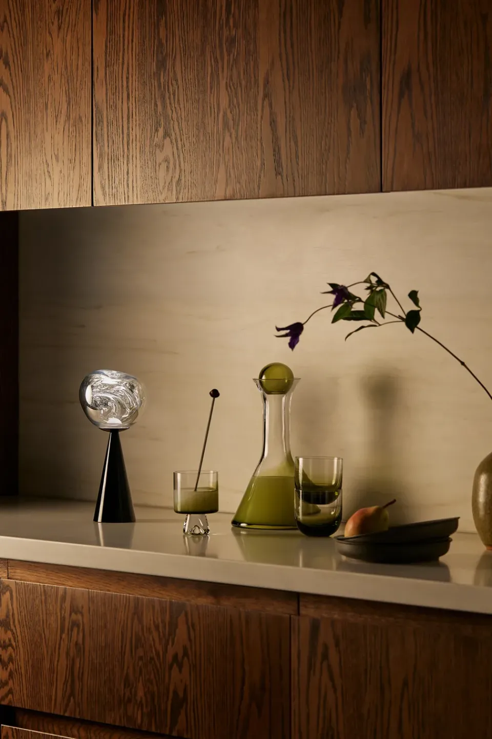 Desk & Table Lamps^Tom Dixon Melt Portable LED table lamp 28.5 cm, Black
