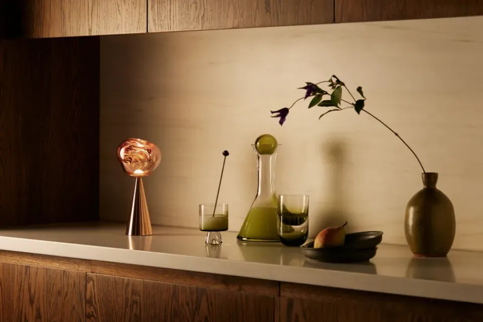 Best Tom Dixon Melt Portable table lamp, Copper Orange