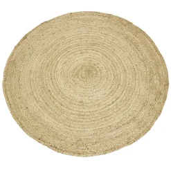 Jute & Natural Fibre Rugs|Round Rugs^Boel & Jan Merida rund jute rug, 120 cm Beige