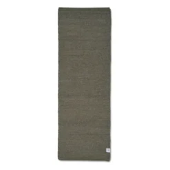 Rug Runners|Woven Cotton Rugs^Classic Collection Merino Hallway runner, Dark , 80x250 cm Green
