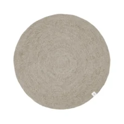 Round Rugs^Classic Collection Merino Rug round, Oat, 200 cm Beige