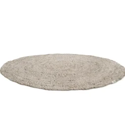 Round Rugs|Woven Cotton Rugs^Classic Collection Merino wool carpet round Ø200 cm, Beige
