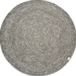 Sale Classic Collection Merino wool carpet round Ø200 cm, Grey
