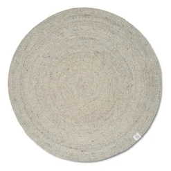Classic Collection Merino wool carpet round Ø200 cm, Concrete Grey