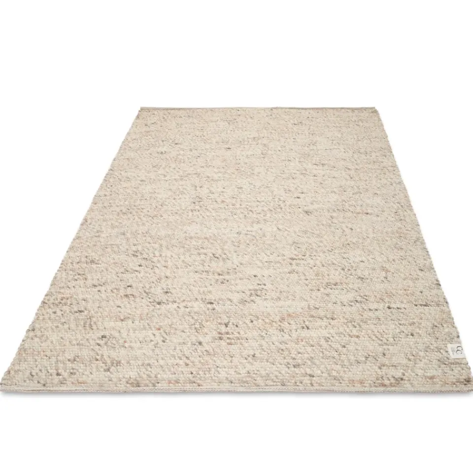 Best Classic Collection Merino wool carpet 200x300 cm, natural Beige