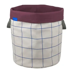 Mette Ditmer Mesh laundry basket Ø40x50 cm, Cobalt-sand BeigeRed