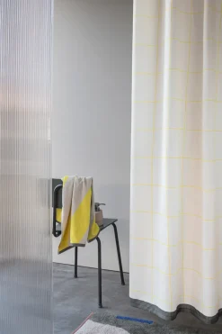 Online Mette Ditmer Mesh shower curtain 150x200 cm, Yellow