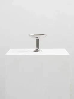 Champagne Glasses^Louise Roe Metal champagne coupe tall, Stainless steel Silver-coloured