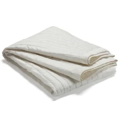 Sale Etol Design Metallo small bedspread, champagne White