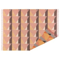 Cotton Blankets & Throws^NJRD Metric cotton throw, pink Multi