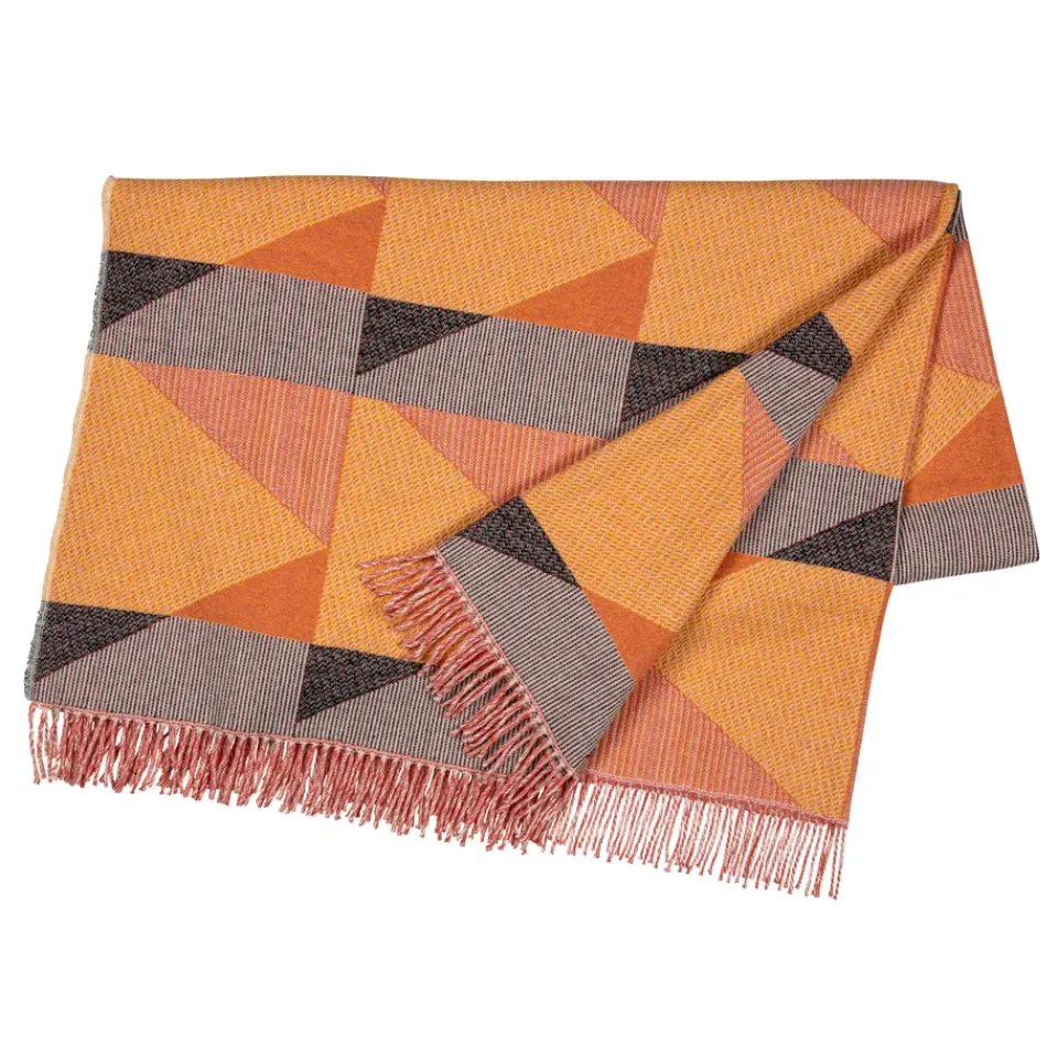 Cotton Blankets & Throws^NJRD Metric cotton throw, pink Multi