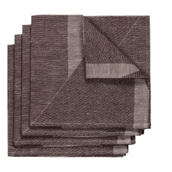 Best NJRD Metric napkin 47x47 cm 4-pack, -white Brown