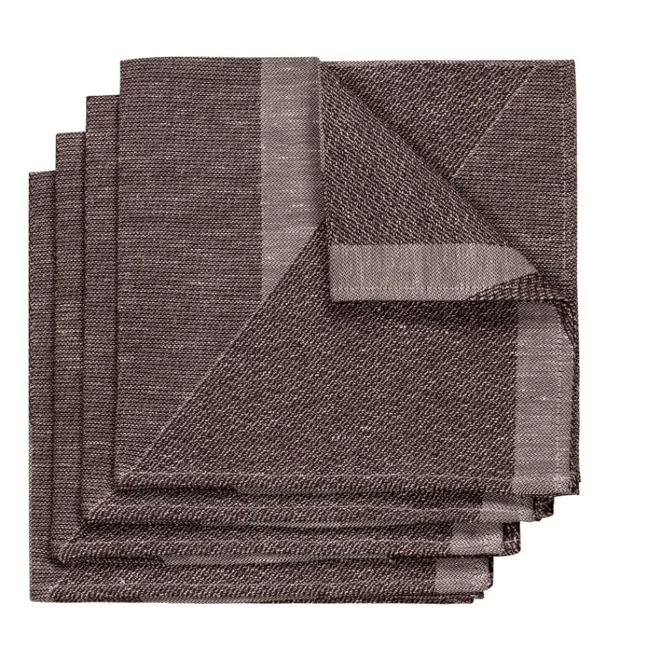 Best NJRD Metric napkin 47x47 cm 4-pack, -white Brown