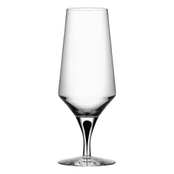 Beer Glasses^Orrefors Metropol beer glass 46 cl, Clear / Black