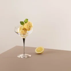 Champagne Glasses^Orrefors Metropol champagnoakupa 24 cl, black Transparent