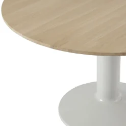 Best Muuto Midst pedestal table, Oiled oak-grey, Ø120 cm BrownGrey