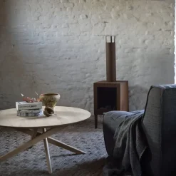 Sale Ethnicraft Mikado oval coffee table, Oak wax oil oval Beige