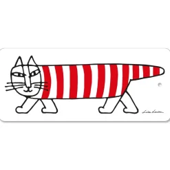 Best Opto Design Mikey cutting board 40x17 cm, White- Red