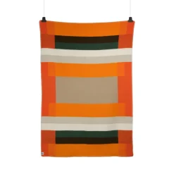 Hot Røros Tweed Mikkel blanket 135x200 cm, Orange