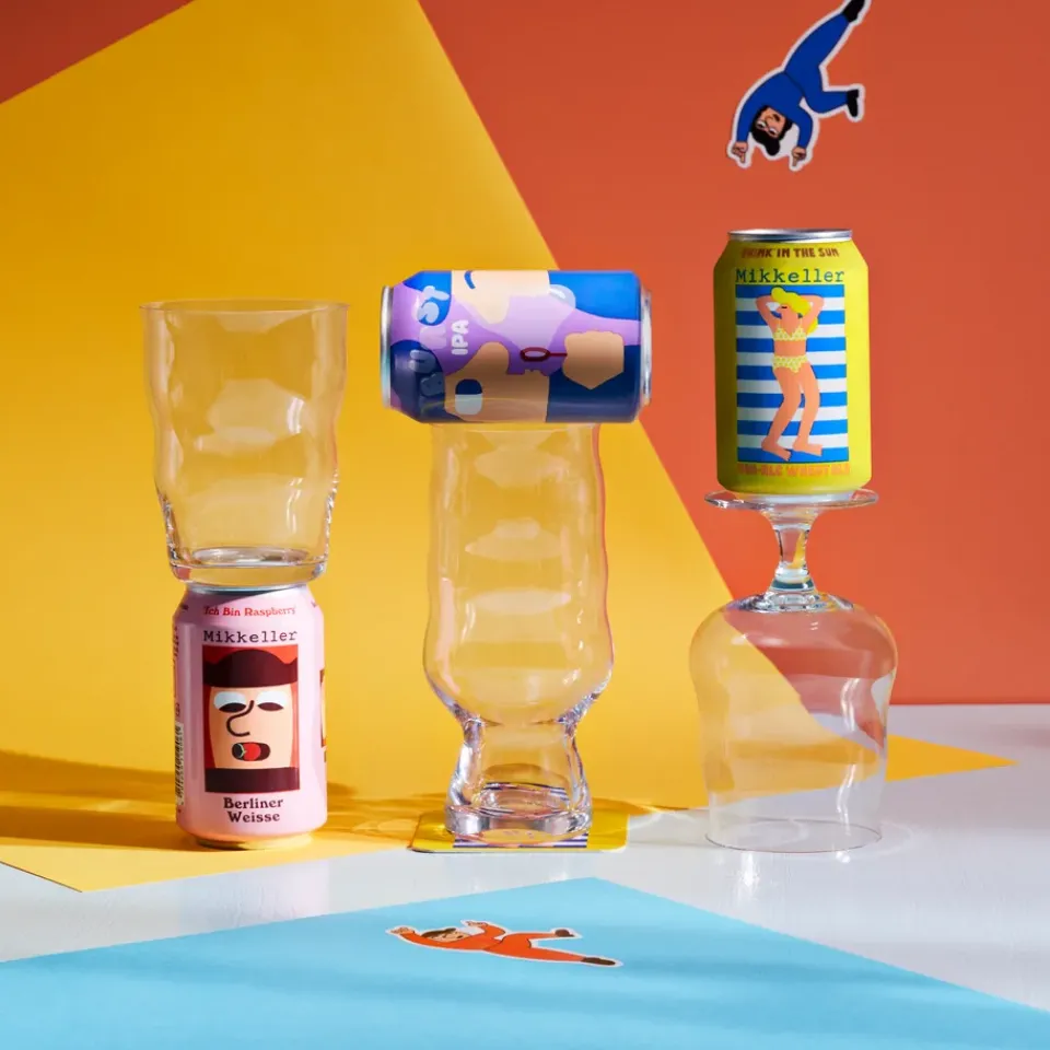 Beer Glasses^Holmegaard Mikkeller universal beer glass 2-pack, 40 cl Transparent