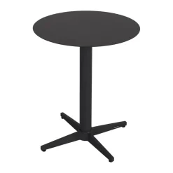 Table For Outdoor Use|Outdoor Lounge Furniture^Brafab Mill coffee table, Anthracite, Small High Ø50 cm Black