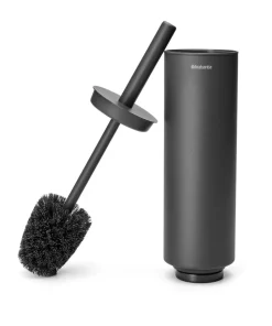 Toilet Brushes^Brabantia MindSet toilet brush with holder, Mineral infinite Grey