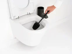 Toilet Brushes^Brabantia MindSet toilet brush with holder, Mineral infinite Grey