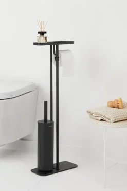 Toilet Roll Holders^Brabantia MindSet toilet butler, Mineral infinite Grey