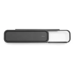 Toilet Roll Holders^Brabantia MindSet Toilet paper holder with shelf, Mineral Infinite Grey