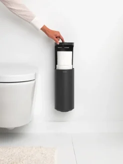 Outlet Brabantia MindSet Toilet roll holder, Mineral Infinite Grey