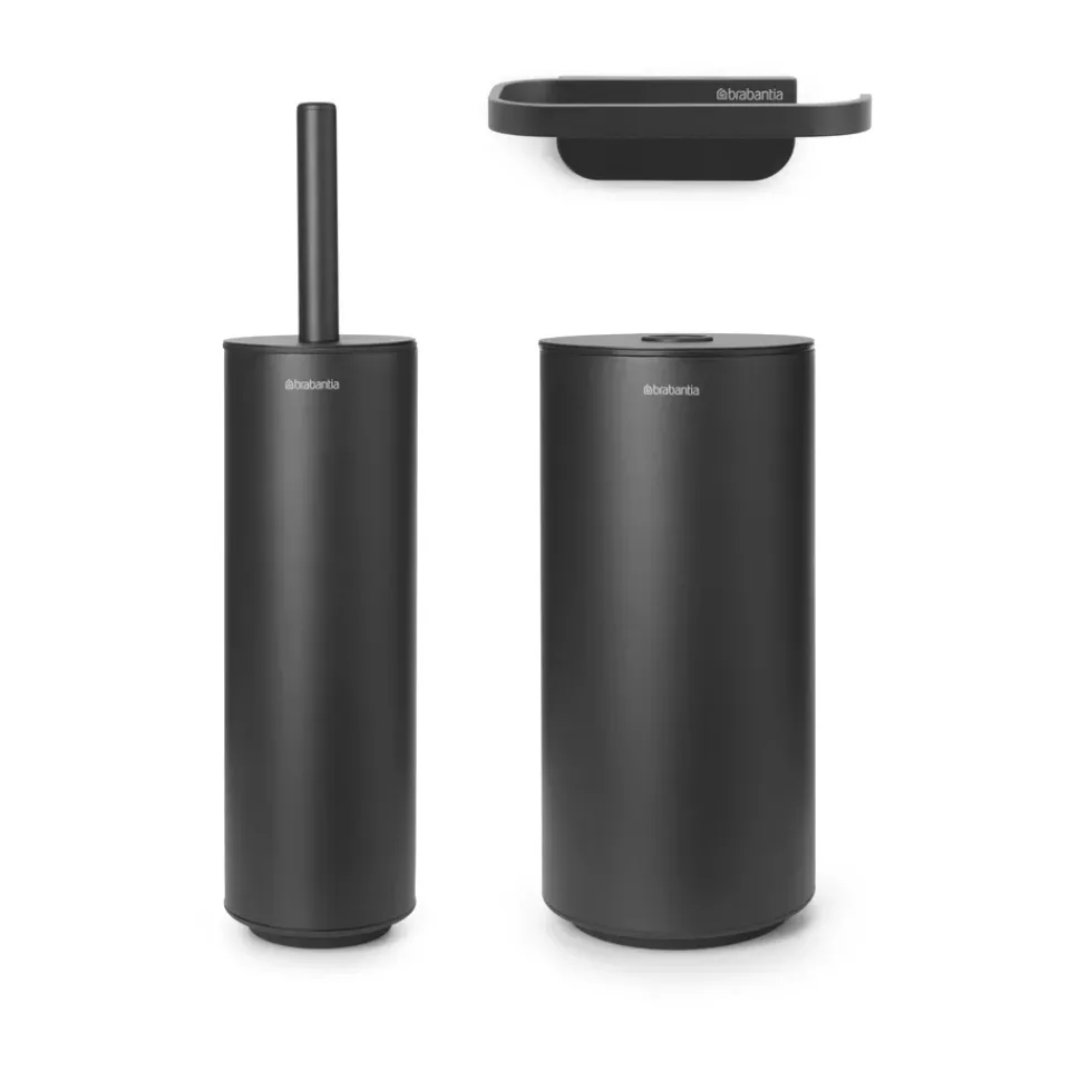 Discount Brabantia Mindset toilet set 3 pieces, Mineral infinite Grey