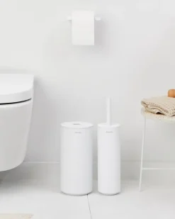 Outlet Brabantia Mindset toilet set 3 pieces, Mineral fresh White