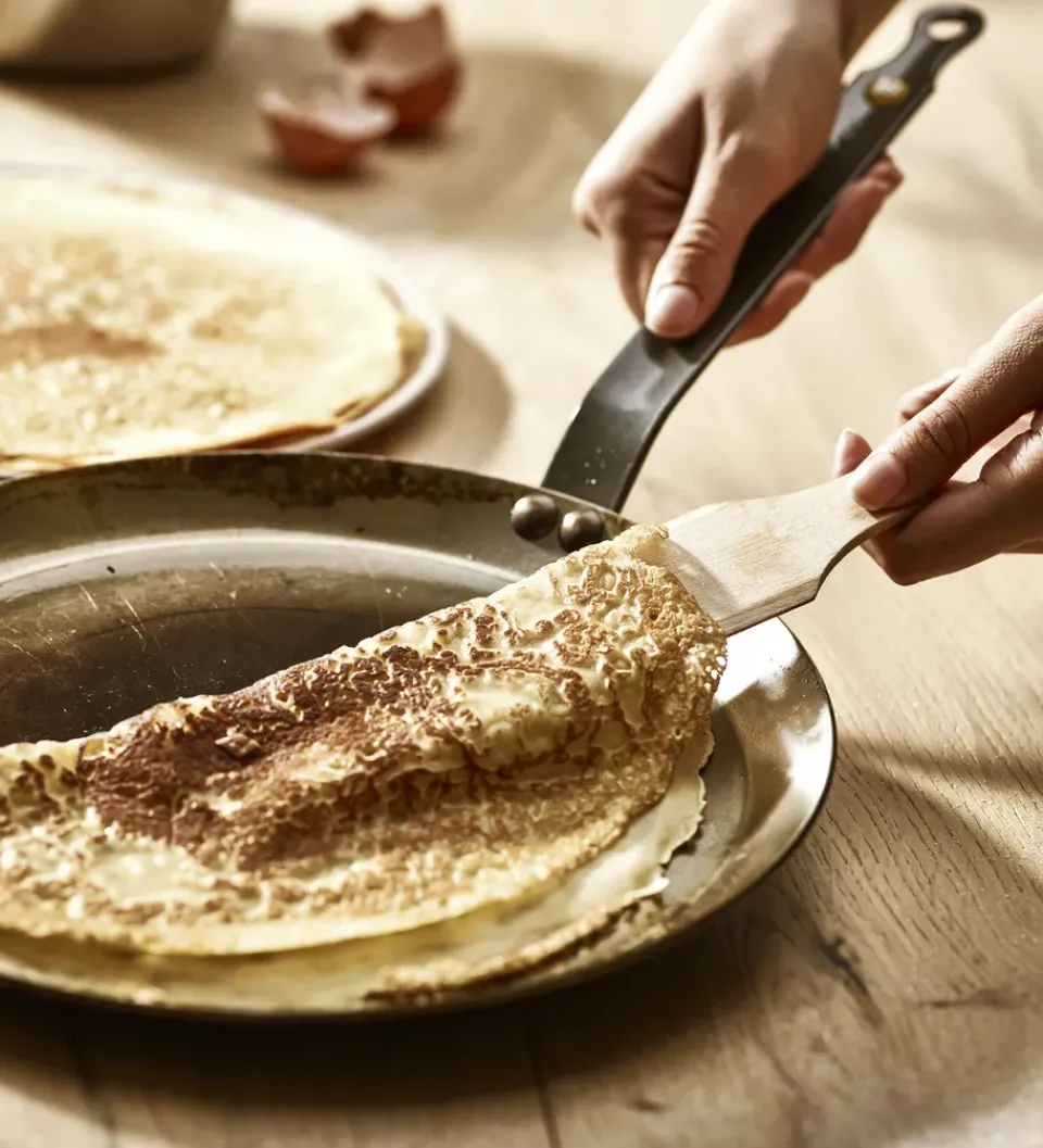 Hot De Buyer Mineral B pancake frying pan, 26 cm Silver-coloured