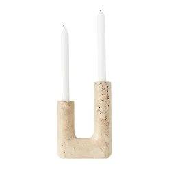 Sale MUUBS Minerva candle sticks 20 cm, Cream Beige