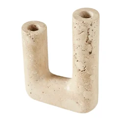 Sale MUUBS Minerva candle sticks 20 cm, Cream Beige