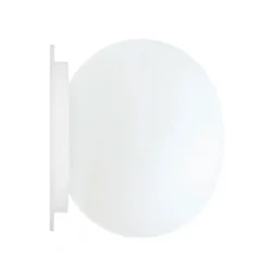 Discount Flos Mini Glo-Ball CW wall and ceiling lamp mirror mounting, White
