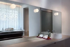 Discount Flos Mini Glo-Ball CW wall and ceiling lamp mirror mounting, White