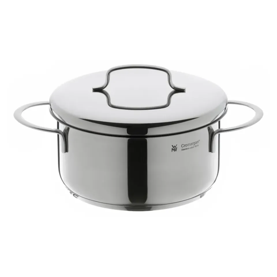Cooking Pots & Casserole Dishes^WMF Mini low pot with lid 16 cm, Stainless steel Silver-coloured