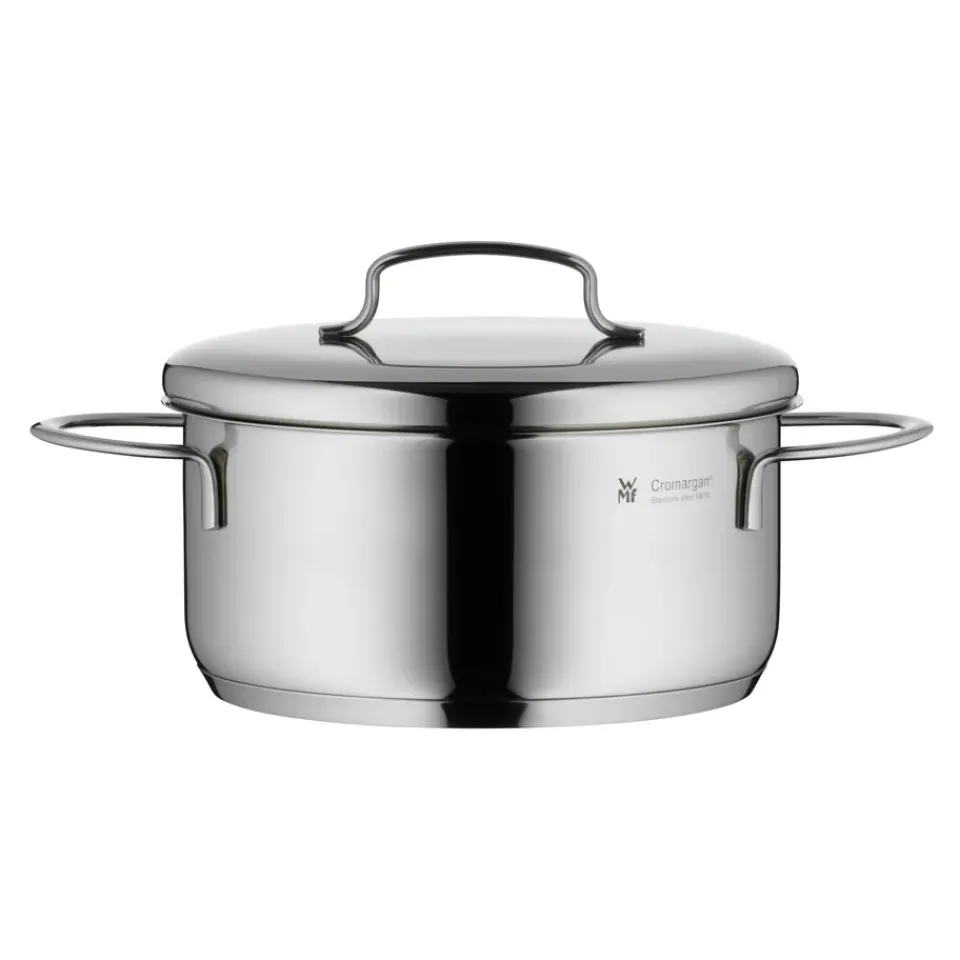 Cooking Pots & Casserole Dishes^WMF Mini low pot with lid 16 cm, Stainless steel Silver-coloured