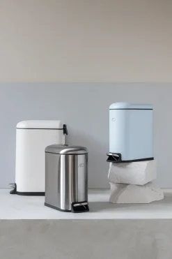 Pedal Bins|Pedal Bins^Mette Ditmer Mini-Walther pedal bin 5 L, Steel Silver-coloured