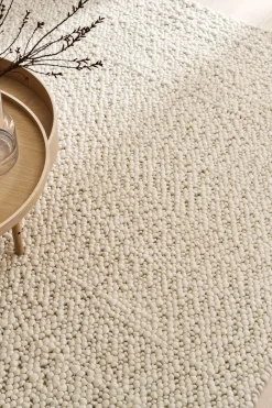 Wool Rugs^Scandi Living Mire wool rug, Natural , 170x240 cm White