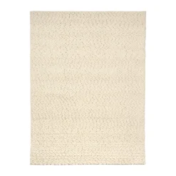 Hot Scandi Living Mire wool rug, Natural , 200x300 cm White